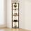 Corner Floor Lamp with Dimmable Warm White LED Light, Black 1