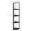 Corner Floor Lamp with Dimmable Warm White LED Light, Black 4