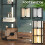 Corner Floor Lamp with Dimmable Warm White LED Light, Black 5