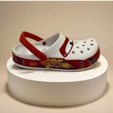 (M6-W8 38) Úplne nové Crocs Lightning McQueen Cars VŠETKY VEĽKOSTI PRE DOSPELÝCH Trendy TikTok 2024