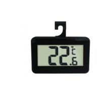 Digitales Mini-Kühlschrankthermometer mit Haken Black
