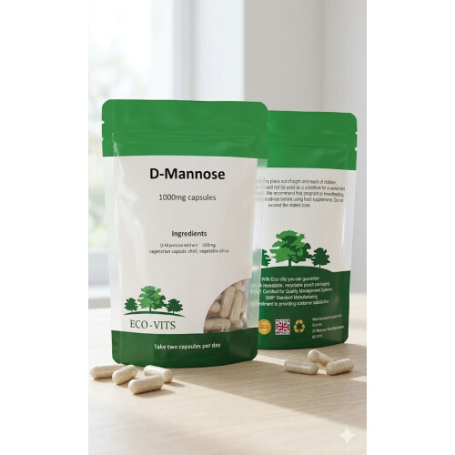 LINDENS Lindens D-Mannose D Mannose 1000mg 30 Tablets dMannose Best Quality Supplement