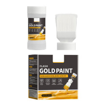 Water Based Gold Foil Paint Brush Fast Drying Easy Application