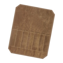 Chefs Knive Roll Case,Waxed Canvas Cutlery Knive Holder-Khaki