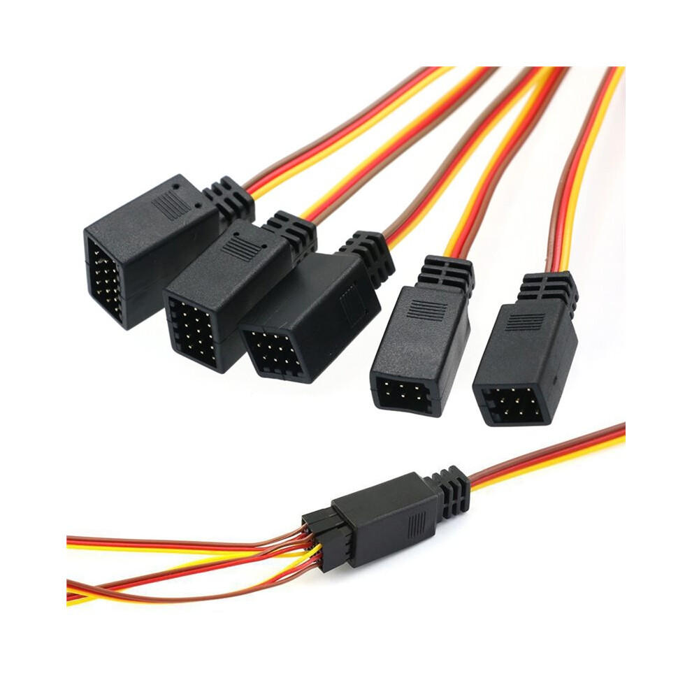 350Mm Y Type Servo Extension Lead Wire Cable For Futaba Jr, Y Harness Servo Lead Extension For Rc Car,Boat, Drone Models 6032848785805