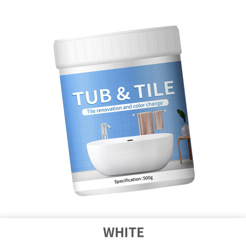 Easy To Apply Tile Renovation Paint Water Base for Homes-White