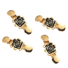 Pack of 4 Multipurpose Alloy Connectors Pin for Women-Gold