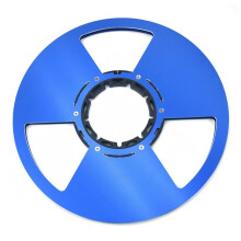 10 Inch 3 Holes Empty Take Reel to Reel Hub Polished Aluminum Tape Reel for Tape Recorders