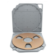 10 Inch Empty Takeup Reel with Storage Case,Ant Scratch Protection Open Reel Recording Tape Box Case for Sound Tapes B