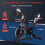 Exercise Bike, Indoor Cycle, LCD, HR Sensor, Black 6
