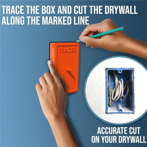 5PCS Drywall Outlet Markers for Drywall Installation No Measuring Needed Drywall Marking Tools for Socket Locators 1