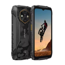 (Black) Ulefone RugKing 4 Pro 8GB 128GB Android 15 10200 mAh Battery Rugged Phone, 6.56" 120Hz Display Tough Smartphone- Orange/Black
