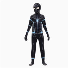 (110) Spiderman Into the Spider-Verse Suit Costume Kids Superhero Cosplay Costumes