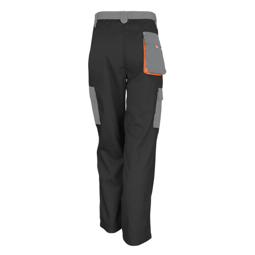 Result (XL, Black/Grey) Result Work-Guard Mens Lite Trousers 2
