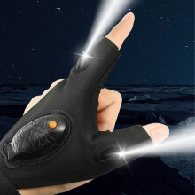 LED-Handschuhe mit Taschenlampe für Nachtangeln - 200 mAh 2