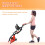 2-in-1 Folding Exercise Bike 8Lv Mag Red 2