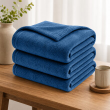 (2X Double/ Medium, Teal) Budget Friendly Luxury 310GSM Faux Fur Fleece Blankets - Ultra Soft Warm Plush Throws for All Season Use | Pack of 2