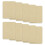 Parches autoadhesivos para reparar ropa, 10 piezas Khaki 1