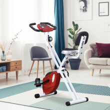 Folding Bike 8-Level Magnetic Pulse Red