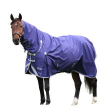 (6', Navy) Shires Highlander Original Lite Combo Neck Horse Turnout Rug