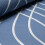 Blue Silver Geometric Non-Woven Vinyl Textured Wallpaper 42085 3