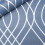 Blue Silver Geometric Non-Woven Vinyl Textured Wallpaper 42085 4