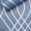 Blue Silver Geometric Non-Woven Vinyl Textured Wallpaper 42085 6