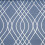 Blue Silver Geometric Non-Woven Vinyl Textured Wallpaper 42085 8