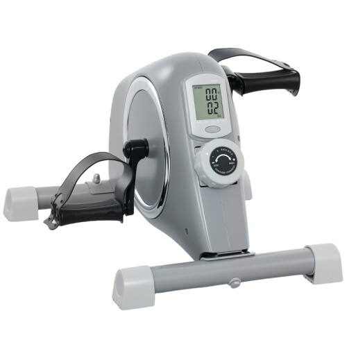 Pedal Exerciser 8-Level Magnetic Resistance Grey