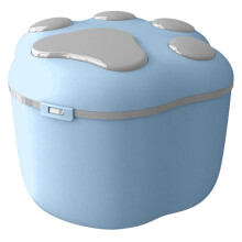 Cat Food Box Sealed Plastic Large Capacity Dog Grain Storage Container Pet Snacks Bucket Moisture-Proof Dry Feeder C