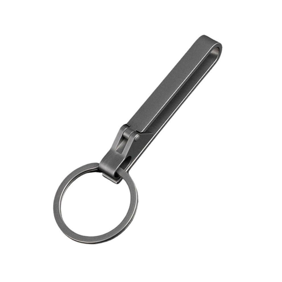 Keychain Pocket Clip Titanium Key Holder With Detachable Keyring For Men And Women Outdoor Portable Tool 4713107828151