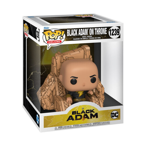 Black Adam Figur - DC Comics Sammlerstück auf Thron