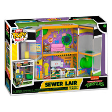 Ninja Turtles Kanalisationshöhle-Spielset mit Bitty POP-Boxen