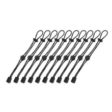 HIKEMAN 10pcs Outdoor Hiking Backpack Elastic Cord Fixing Buckle Camping Gear, Trekking Pole Adjustable Retention Buckle,C