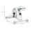 Pedal Exerciser, 8-Level Magnetic Resistance,White 2