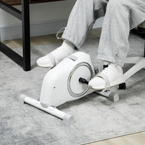 Pedal Exerciser, 8-Level Magnetic Resistance,White 2