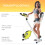 Folding Magnetic Bike 8-Level Pulse Yellow LCD ExX 5