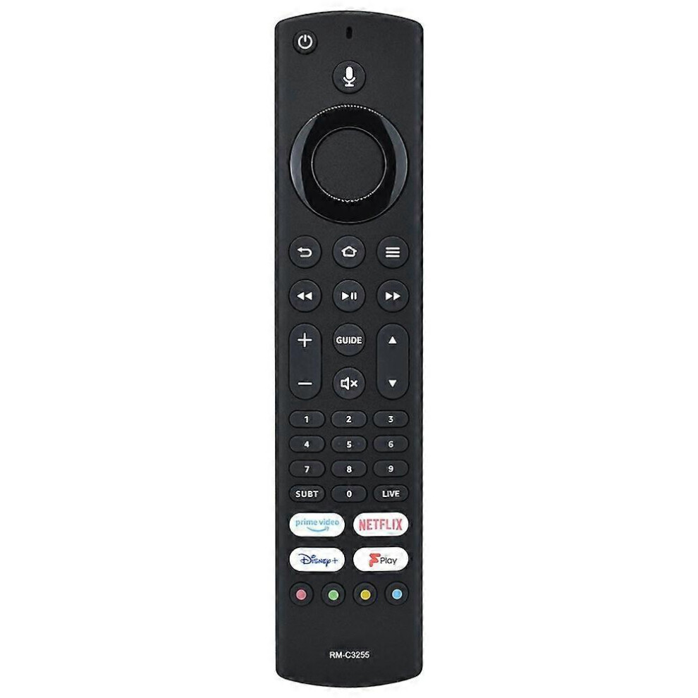 Rm-C3255 For Jvc Tv Remote Control Voice Activated Replacement Ergonomic Television Controller67 6900003254926