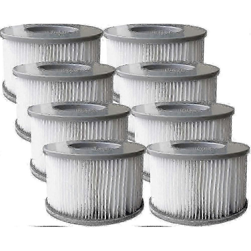 Set Of 8 Replacement Filters For Mspa Inflatable Pool And Jacuzzi228 6900003256463