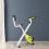 Folding Magnetic Bike 8-Level Pulse Yellow LCD ExX 8
