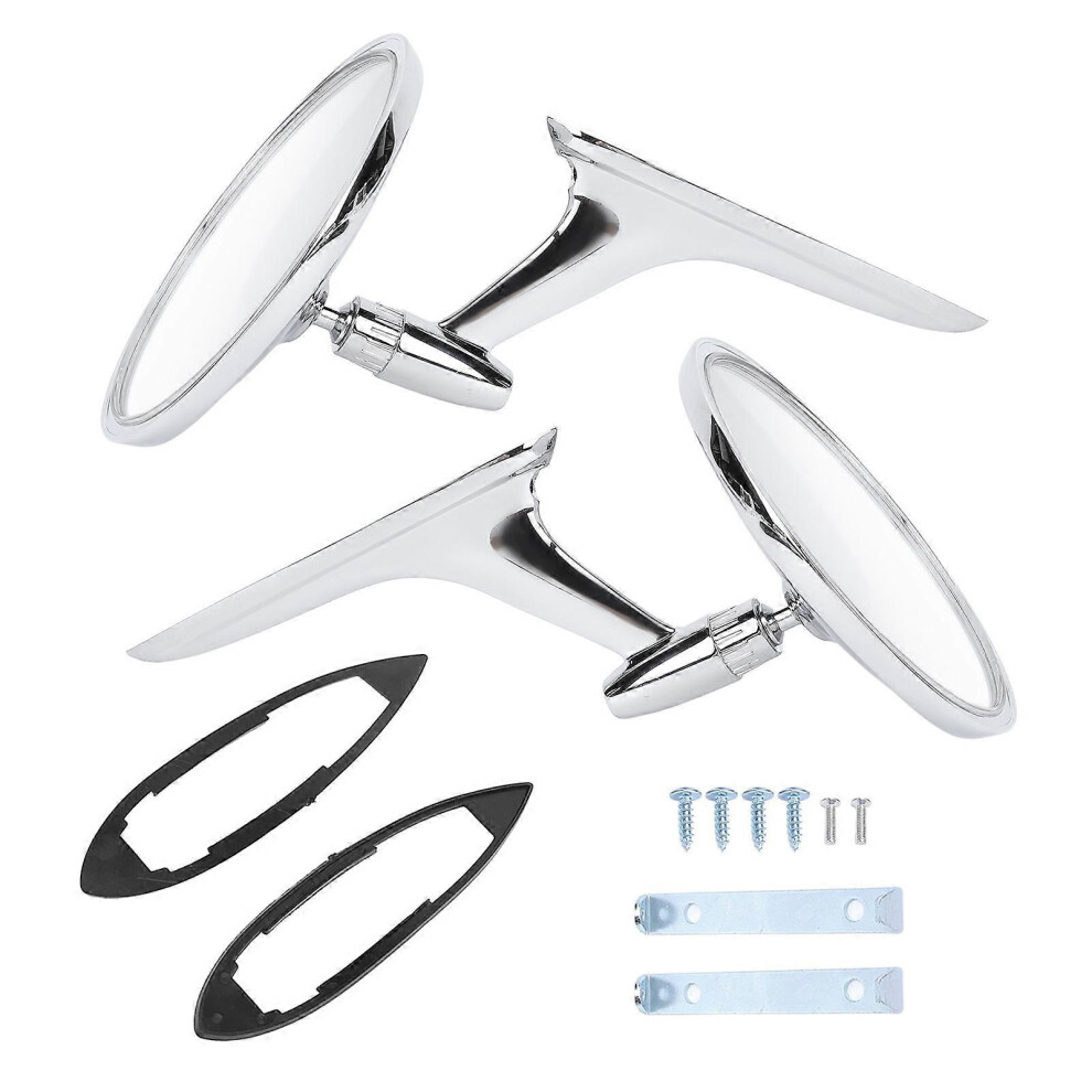 2PCS Rear View Side Mirrors Suitable for Impala Corvair Biscayne Bel Air Nova463