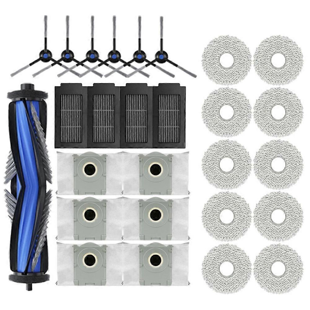 For Ecovacs T50 Pro Omni / T50 Omni Robot Vacuum Parts Main Side Brushes Mop Cloths Hepa Filters Dust Bags392 6900003258009