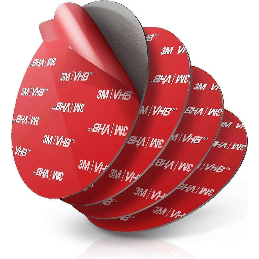 Sticky Adhesive Replacement For Dashboard Suction Cup Mount, 80Mm (3.15") 4Pcs 3M Vhb Circ Szrh21715 6900003261160
