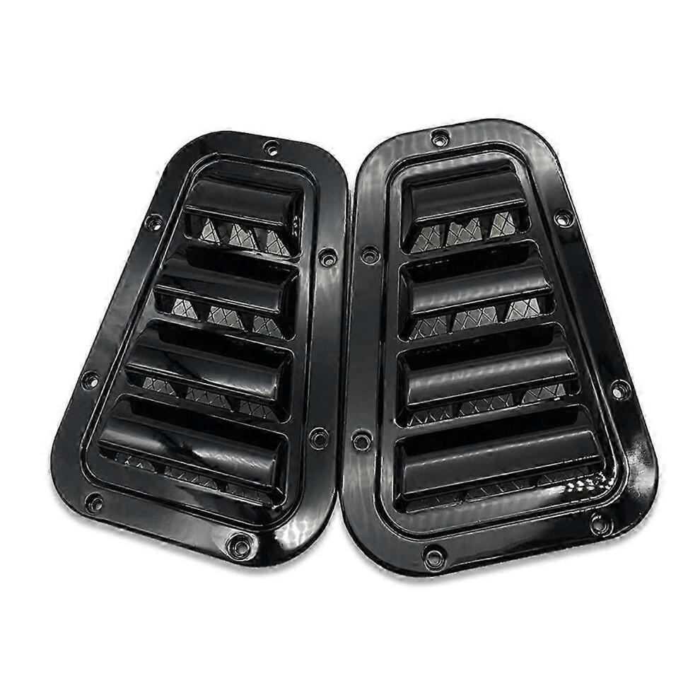 1 Pair Front Hood Side Trim Cover Hood Vent Intake Vent Snow Cover for Land Rover Defender 2003-2019 Edition 0718875