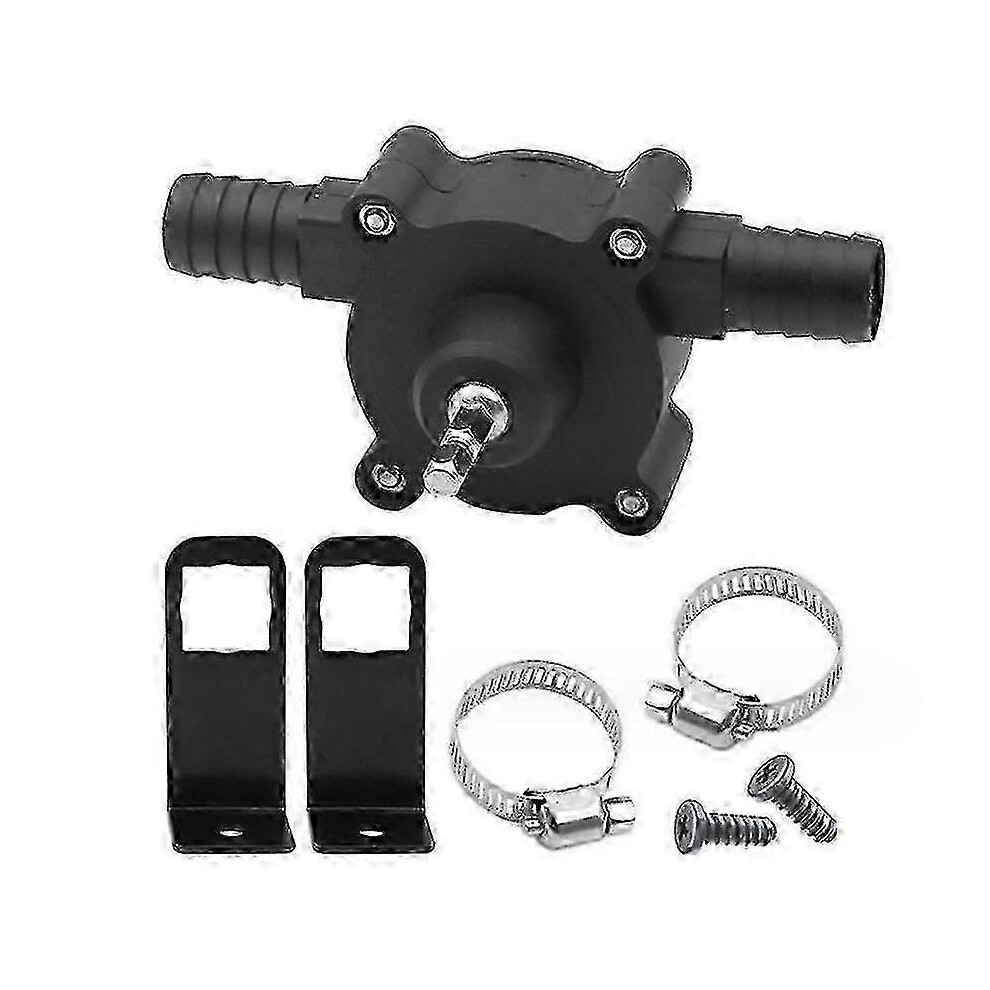 Electric Drill Pump For Water Gasoline Oil Diesels Fluid Transfer Pump Mini Hand Self-Priming Quick Pumping Speed Szrh A-S898 6900003262969