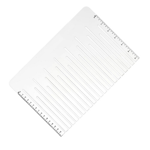 Portable Sewing Scale Including Florals Template For Quick