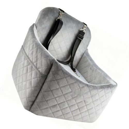 High Density Memory Foams Pet Car Seat Waterproofed Design-Gray