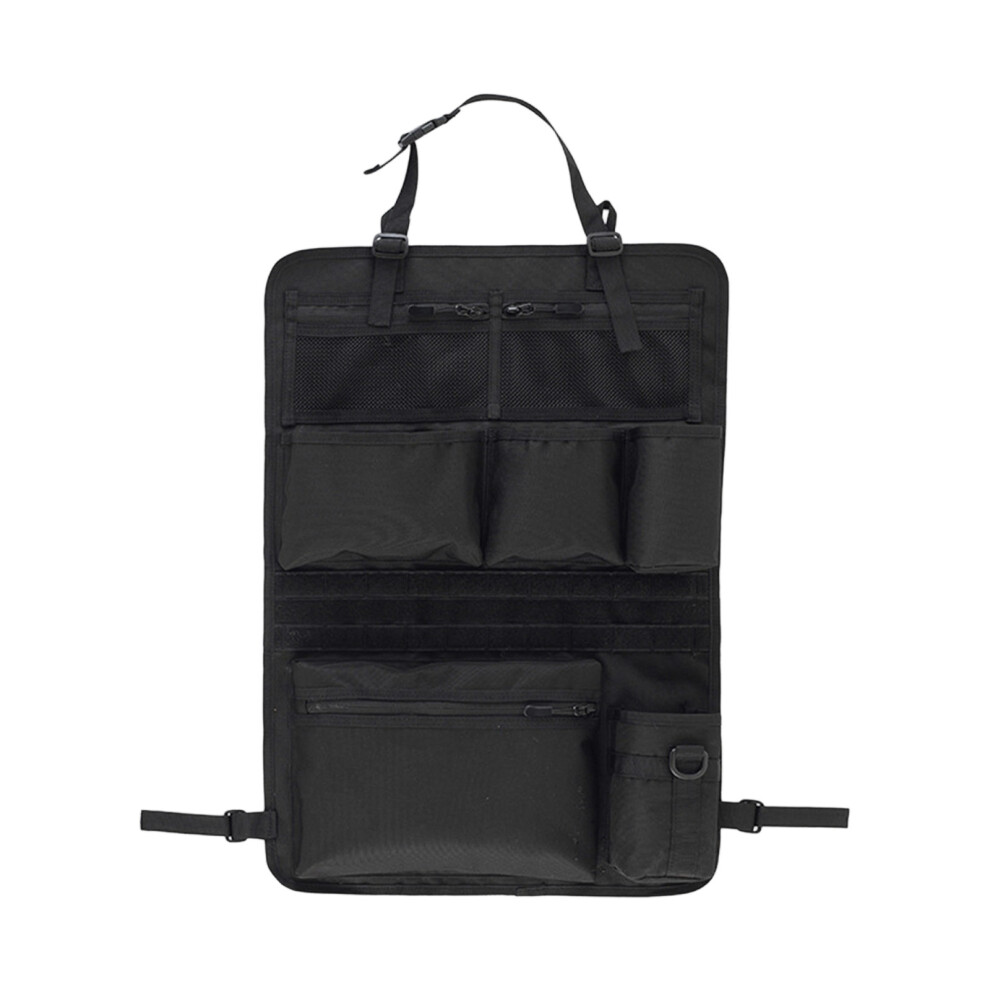 Car Seat Organiser Multiple Compartments Oxford- Color Black 7754004210226