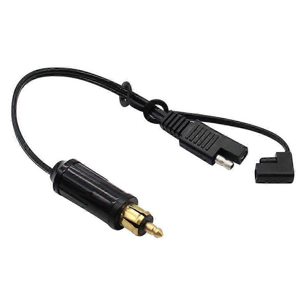 For Bmw Motorcycle Battery Adapter Connector Cable Din Hella Powerlet Plug To Sae With Sae To Sae Ad Szrh Black 6900003527365