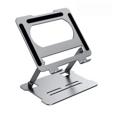 Laptop Stand, Universal Adjustable Steel Laptop Stand for Desk, Ergonomic Foldable Portable Desktop Laptopriser Compatible with 10''-15.6''